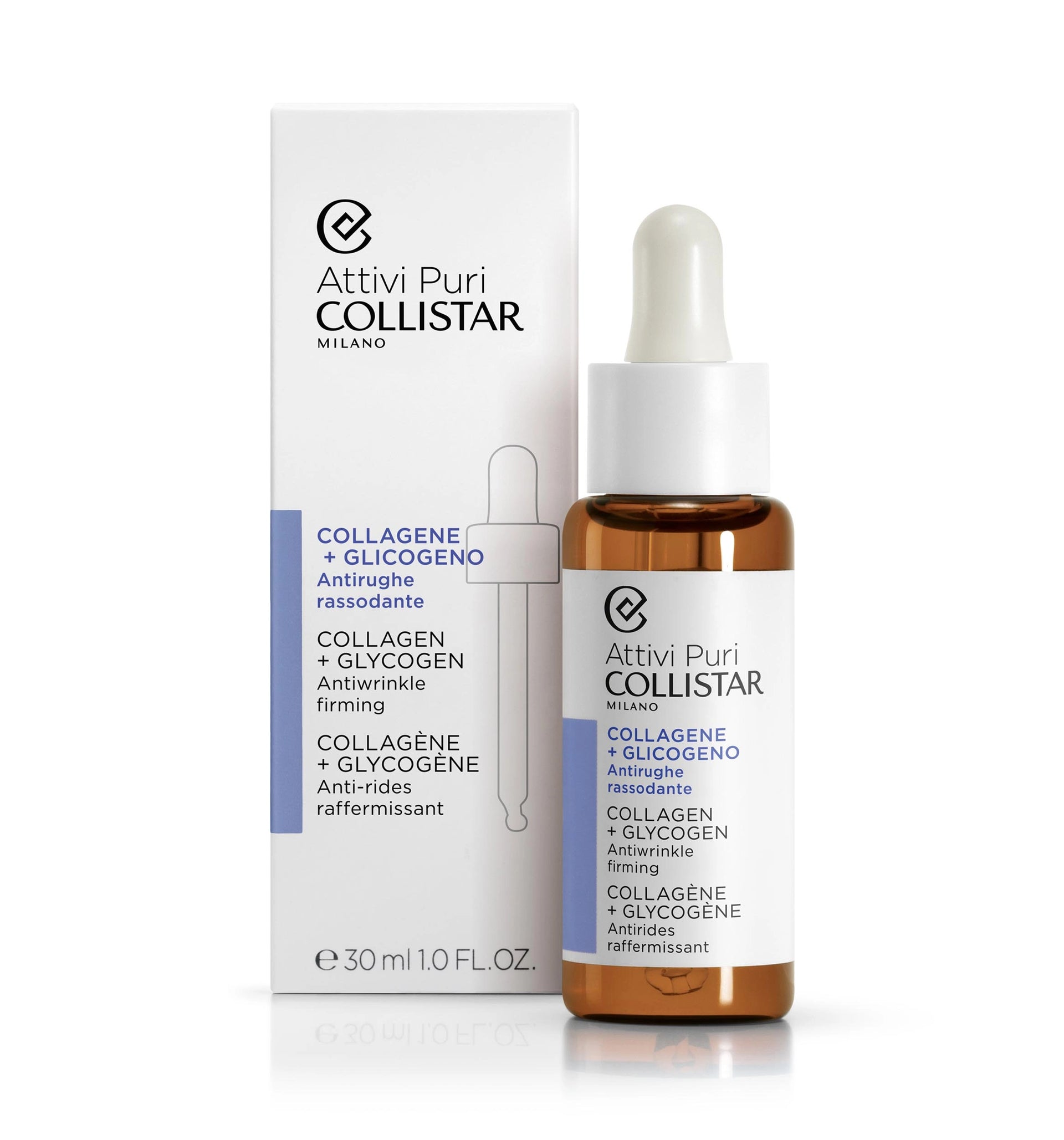 Collistar Attivi Puri Collagene + Glicogeno siero viso antirughe e idratante 30ml