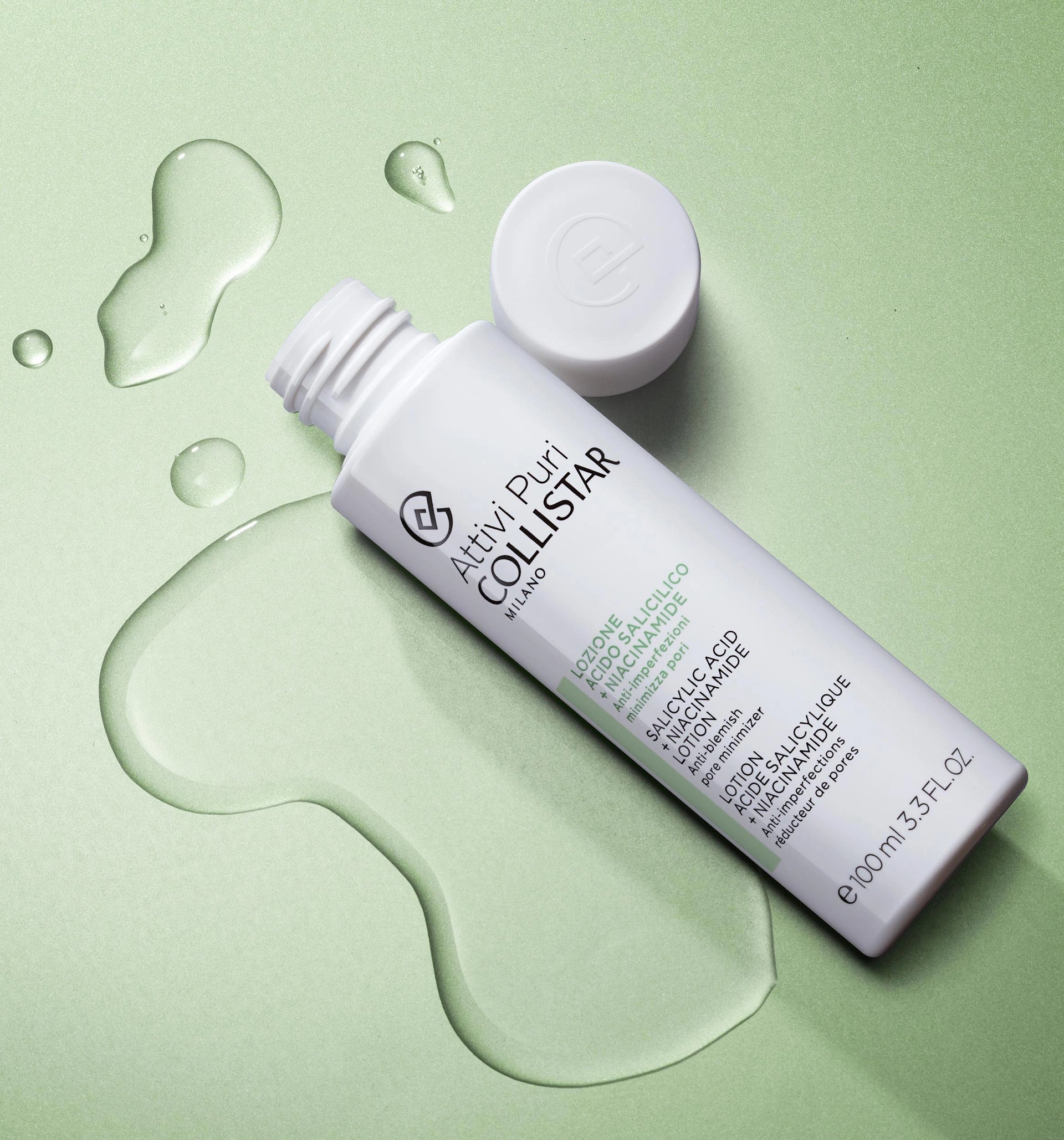 Collistar Attivi Puri Lozione Acido Salicilico + Niacinamide fluido viso antimperfezioni 100ml
