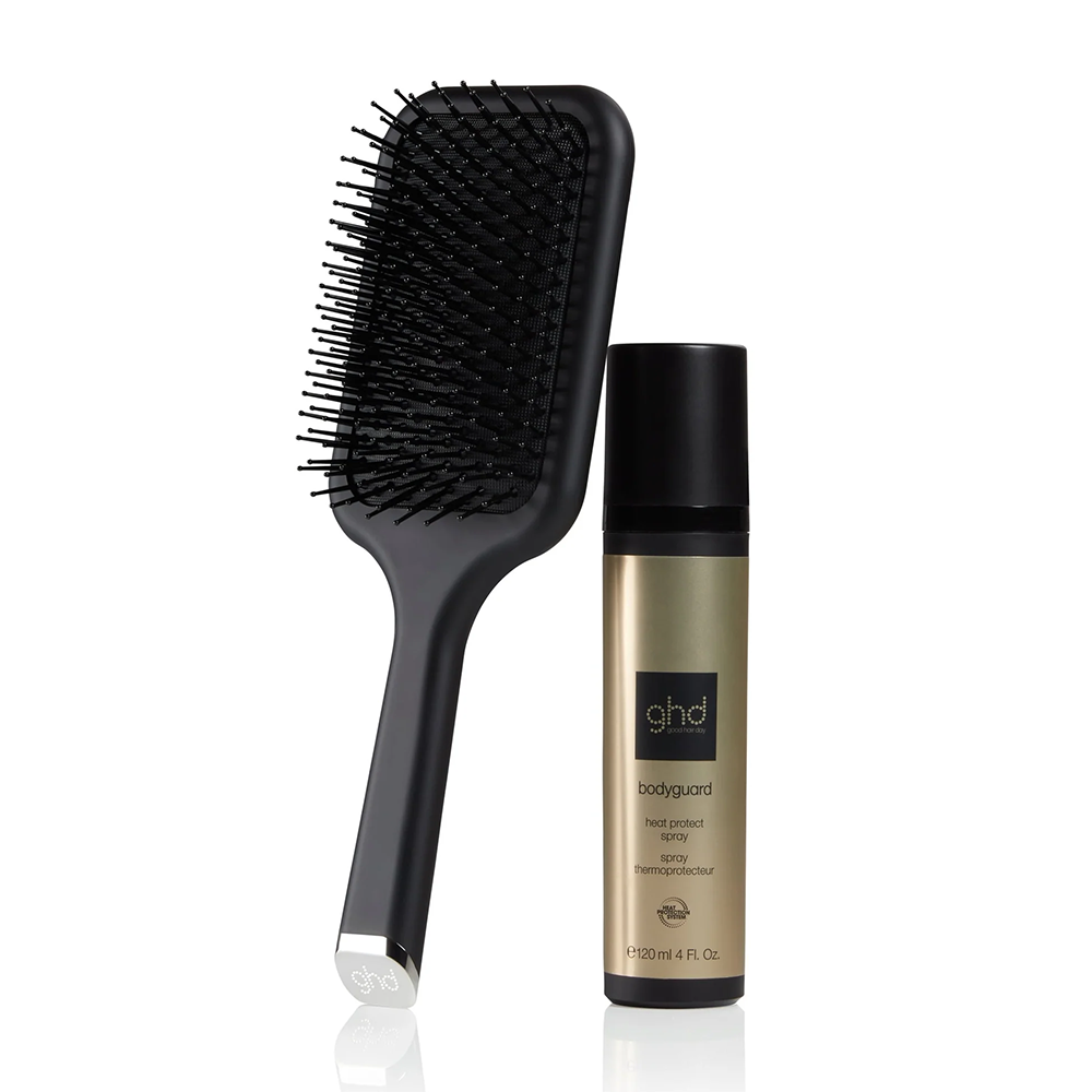 GHD STYLING DUO GIFT SET PADDLE BRUSH + BODYGUARD 120 ML